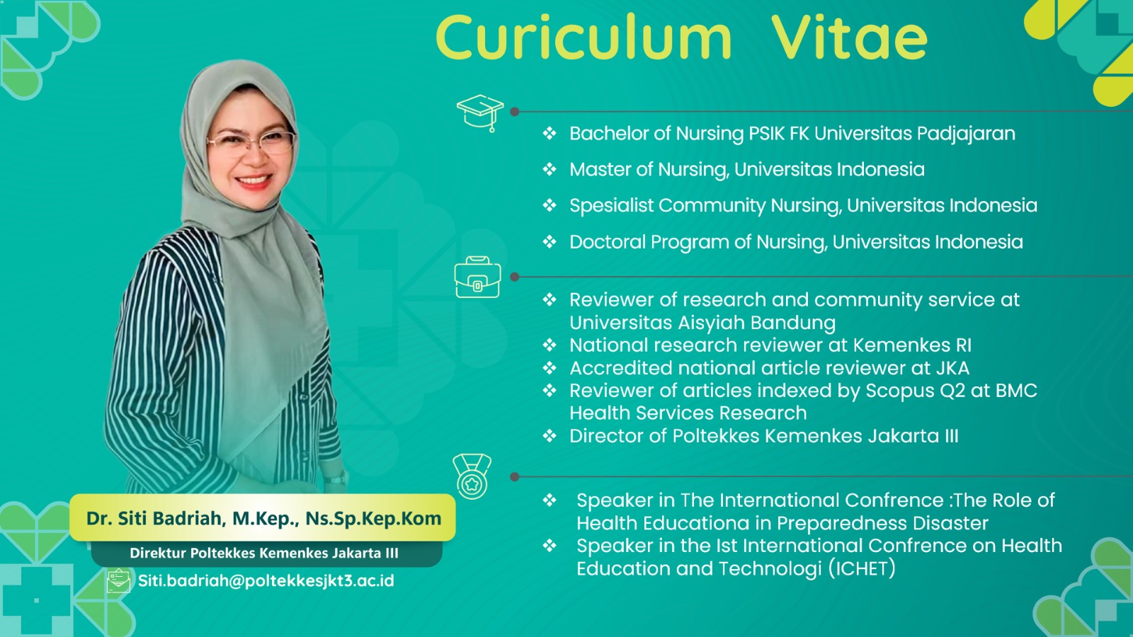 Profil Singkat Pimpinan